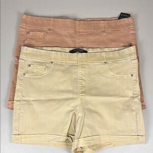 Liverpool Los Angeles hi-rise Chloe rolled cuff short Lots of‎ stretch Lot of 2